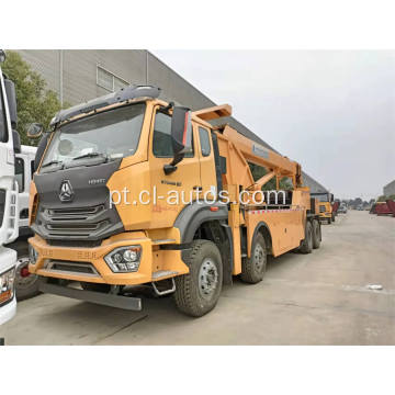 SINOTRUK HOWO 8X4 360 LAVERSO BOOM ROTÁRIO 50T Caminhão de reboque de Wrecker